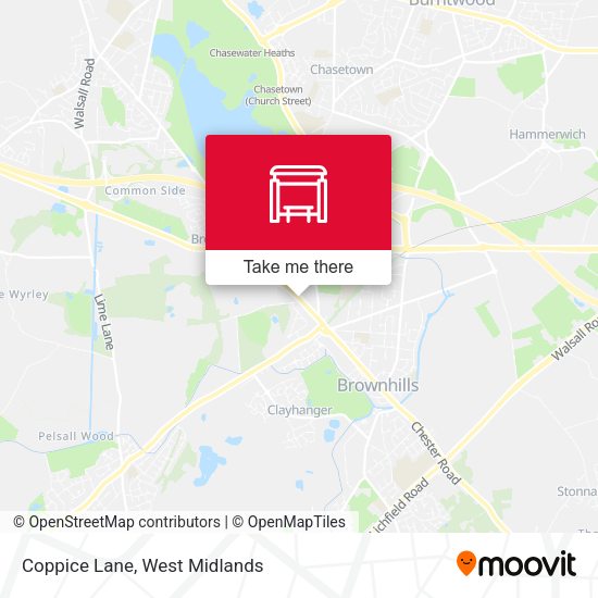 Coppice Lane map