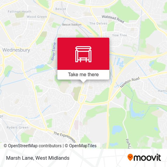 Marsh Lane map