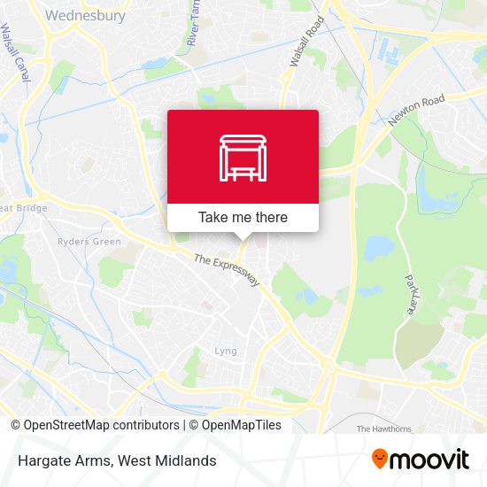 Hargate Arms map