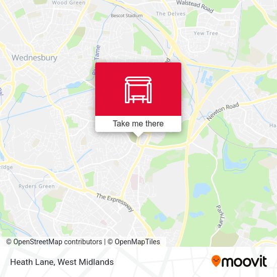 Heath Lane map