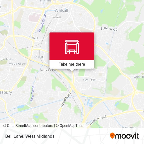 Bell Lane map