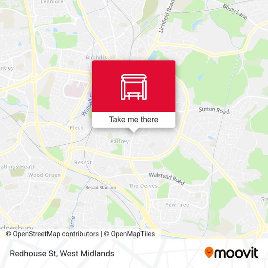 Redhouse St map
