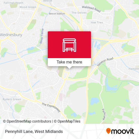 Pennyhill Lane map