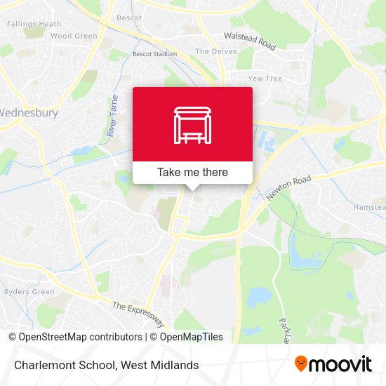 Charlemont School map