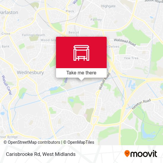 Carisbrooke Rd map