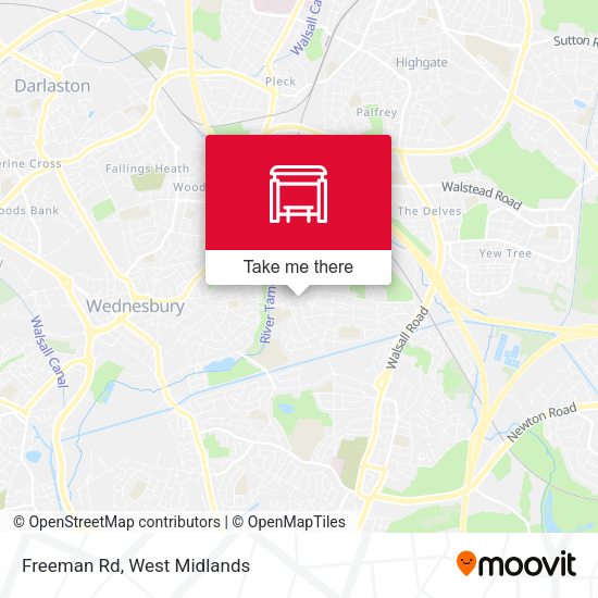 Freeman Rd map