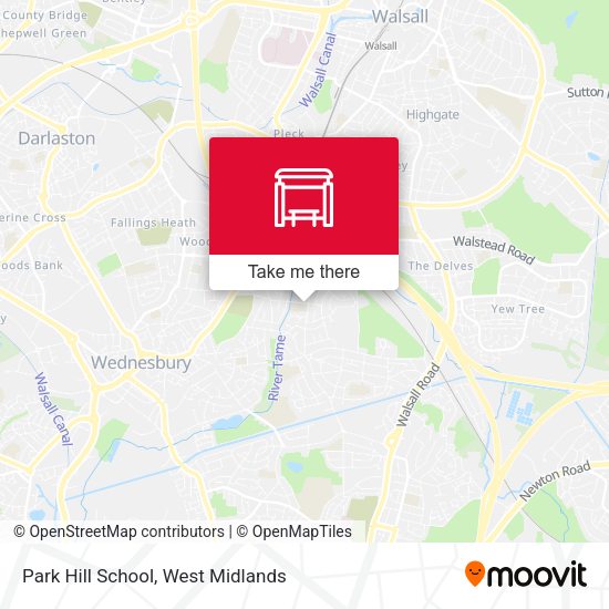 Park Hill School map