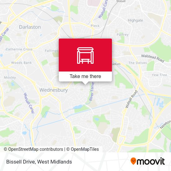 Bissell Drive map