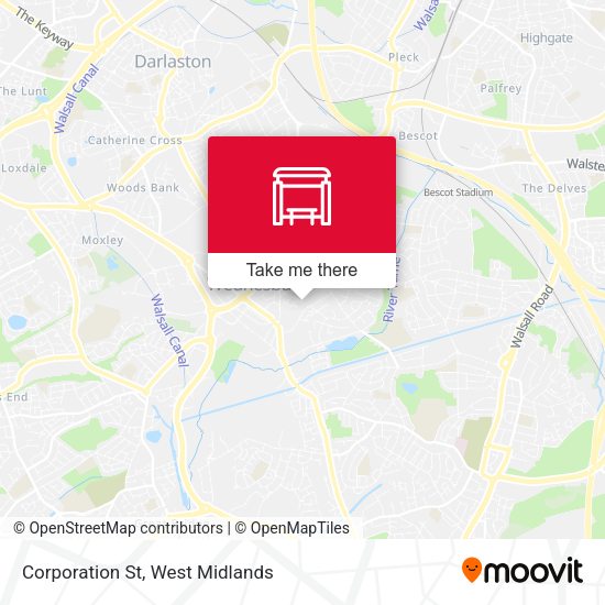 Corporation St map
