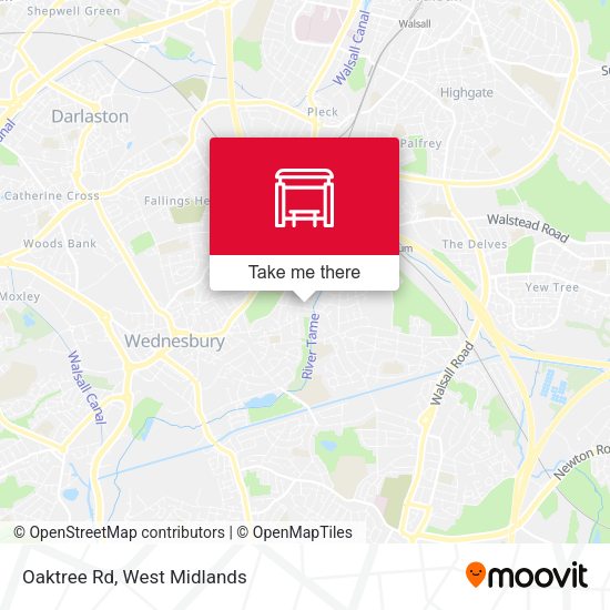 Oaktree Rd map