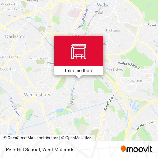 Park Hill School map