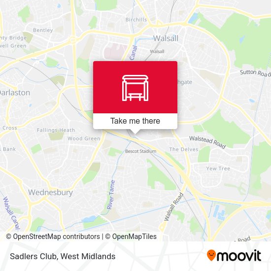 Sadlers Club map