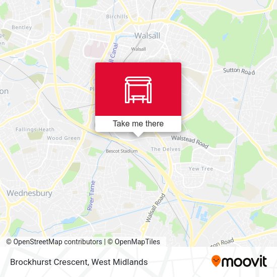 Brockhurst Crescent map