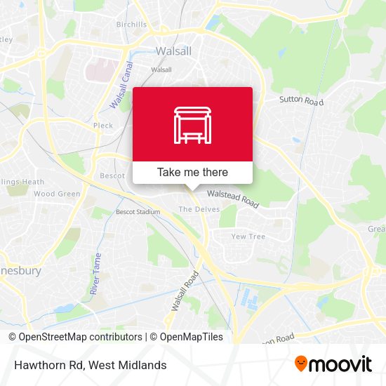 Hawthorn Rd map