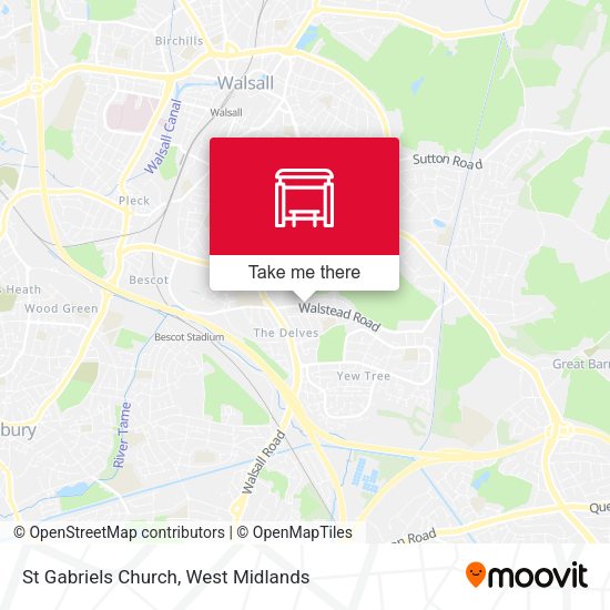 St Gabriels Church map