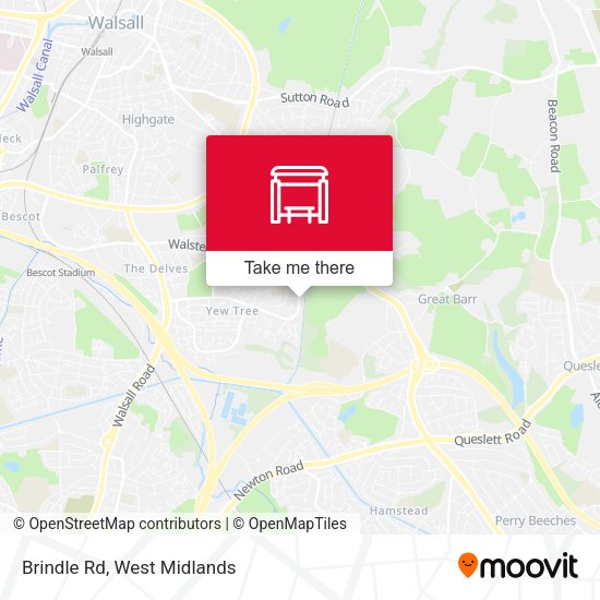 Brindle Rd map