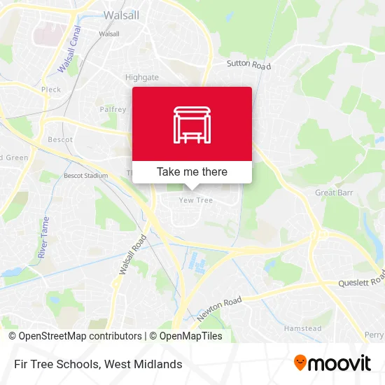 Fir Tree Schools map