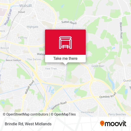 Brindle Rd map