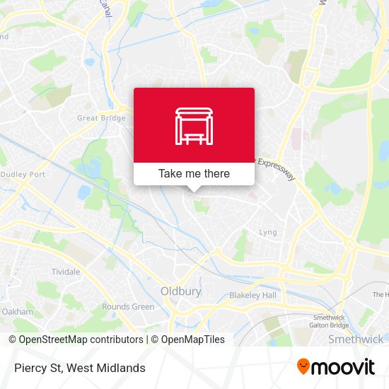 Piercy St map