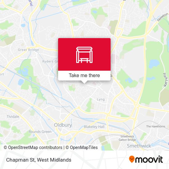 Chapman St map