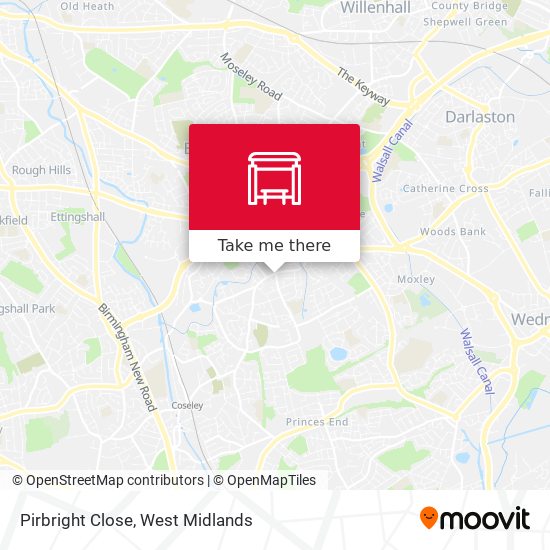 Pirbright Close map