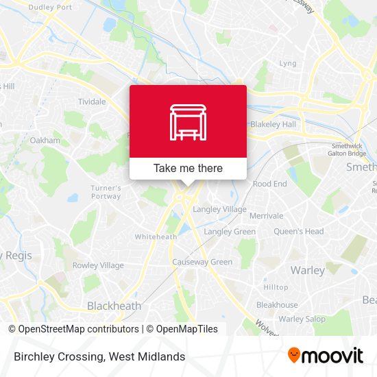 Birchley Crossing map