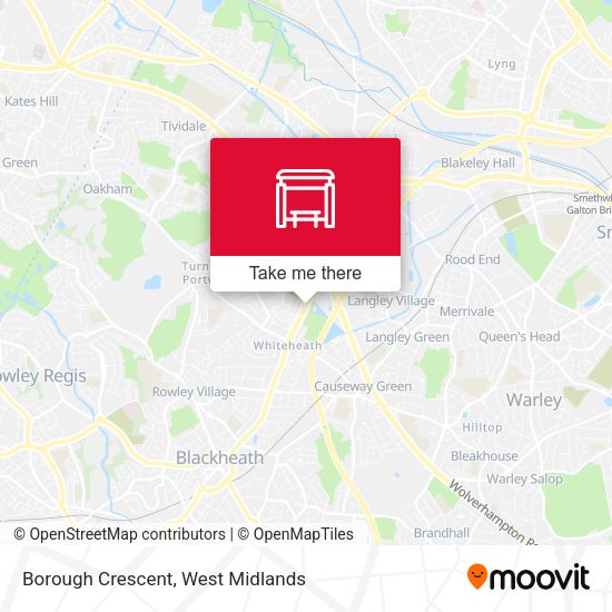 Borough Crescent map