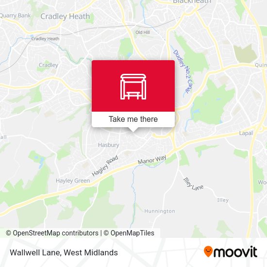 Wallwell Lane map