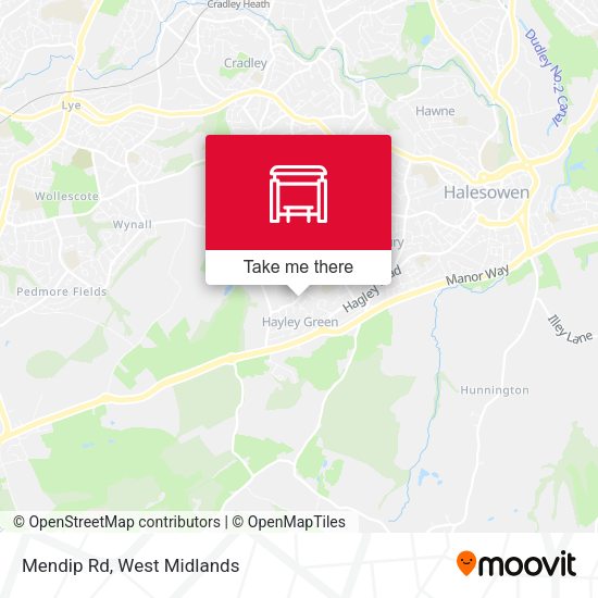 Mendip Rd map