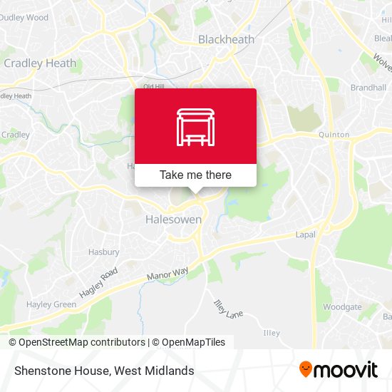 Shenstone House map