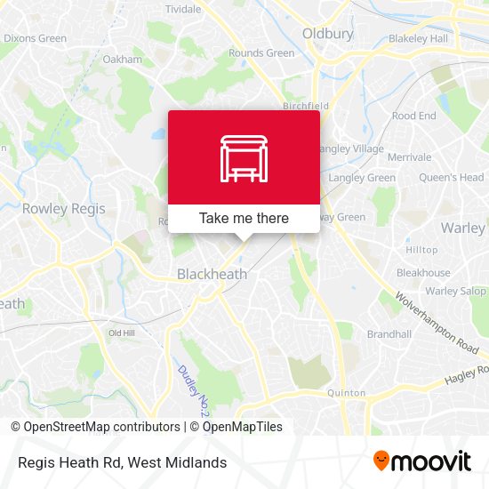 Regis Heath Rd map