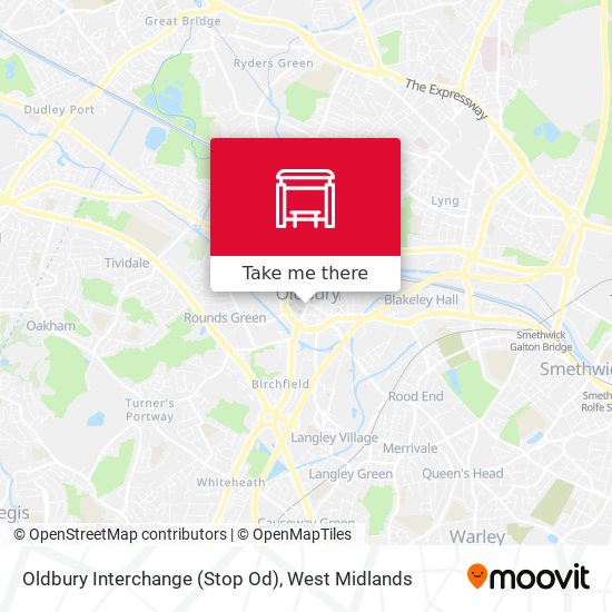 Oldbury Interchange (Stop Od) map