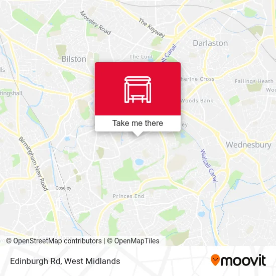 Edinburgh Rd map