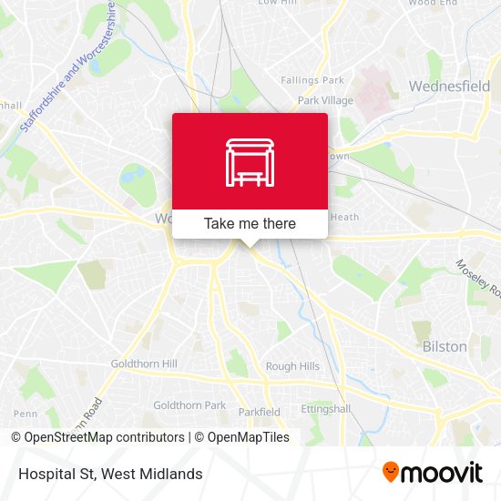 Hospital St map