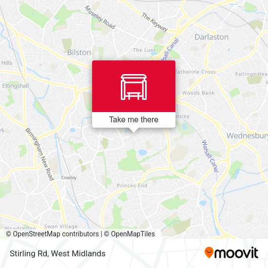 Stirling Rd map