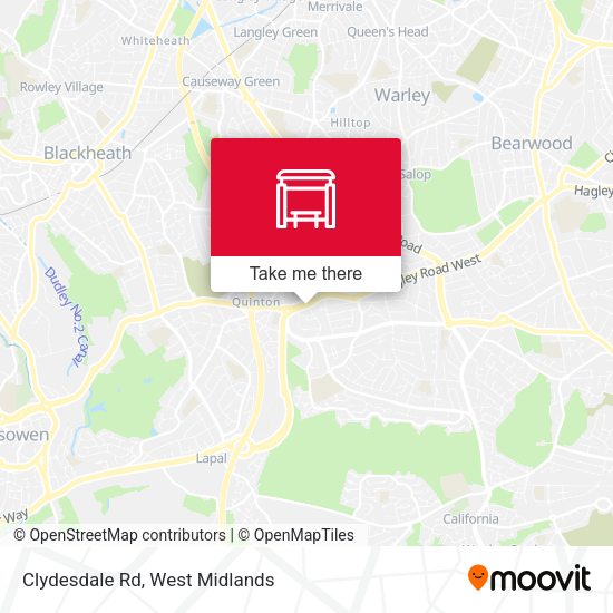 Clydesdale Rd map