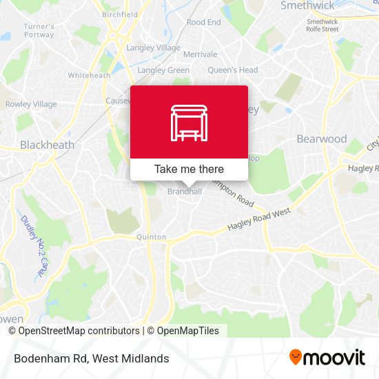 Bodenham Rd map