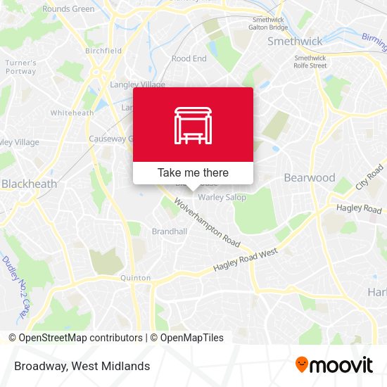 Broadway map