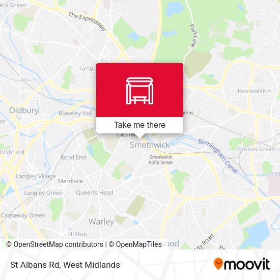 St Albans Rd map