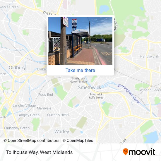 Tollhouse Way map