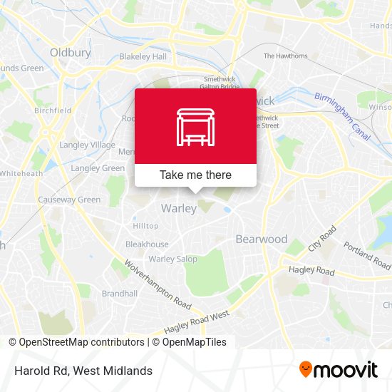 Harold Rd map