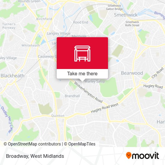 Broadway map