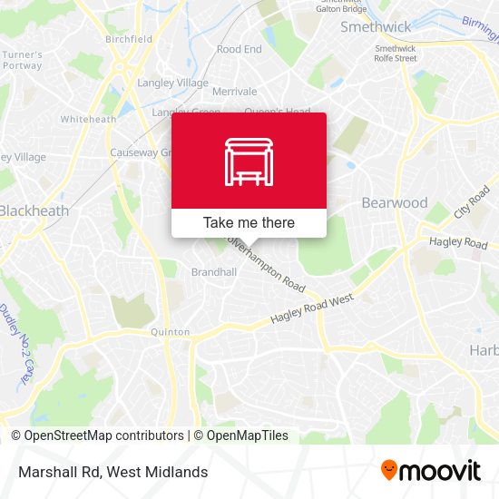 Marshall Rd map