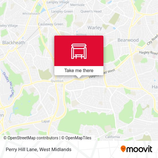 Perry Hill Lane map