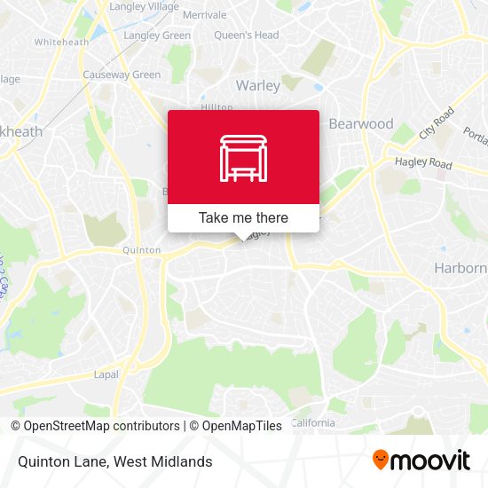 Quinton Lane map