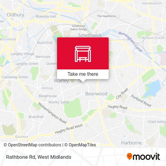 Rathbone Rd map