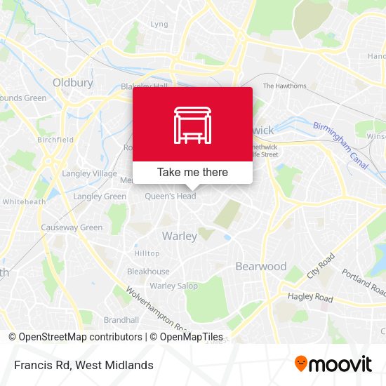 Francis Rd map