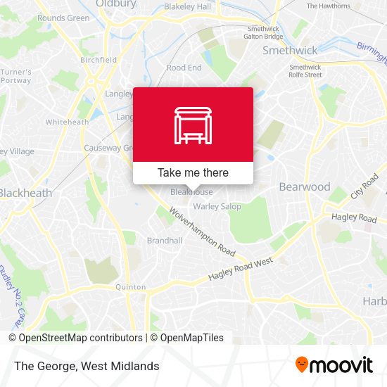 The George map