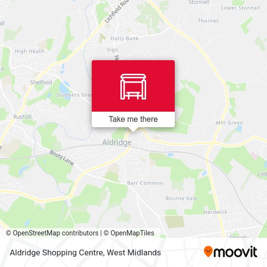 Aldridge Shopping Centre map