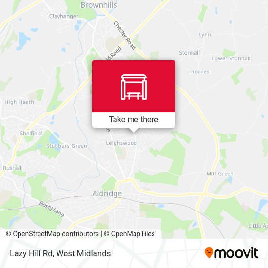 Lazy Hill Rd map